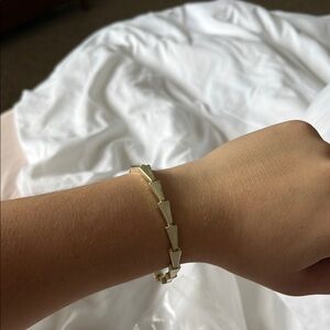 Kendra Scott Gold Rope Bangle Bracelet